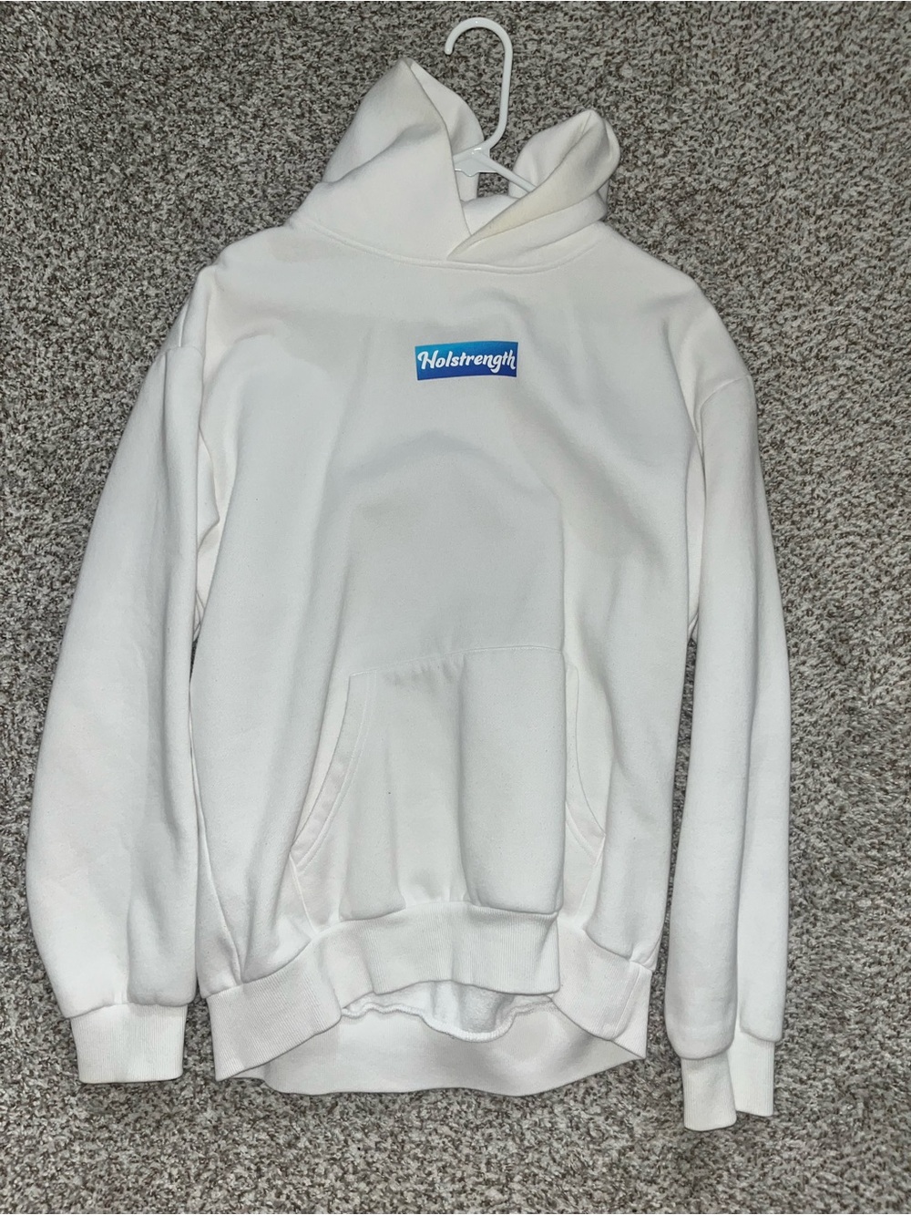 Women's White Hoodie Sweatshirt